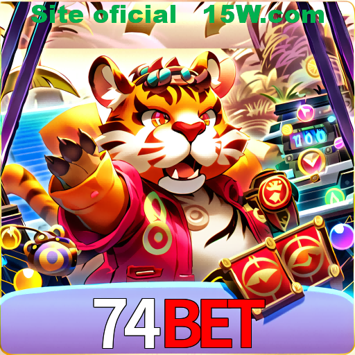 Imagem promocional da 74Bet mostrando a plataforma e suas vantagens